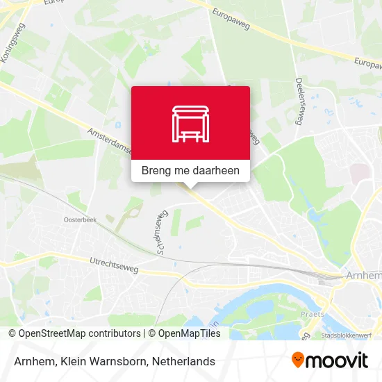 Arnhem, Klein Warnsborn kaart