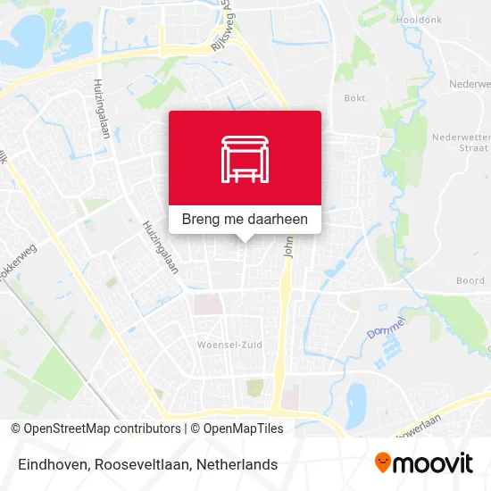 Eindhoven, Rooseveltlaan kaart