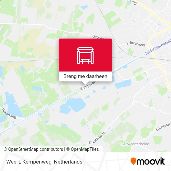 Weert, Kempenweg kaart