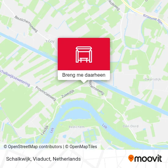 Schalkwijk, Viaduct kaart