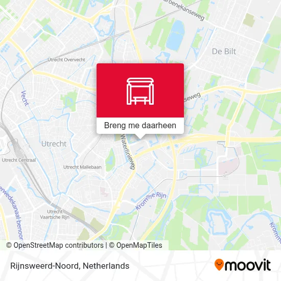 Rijnsweerd-Noord kaart