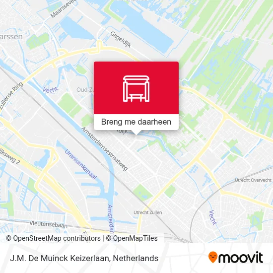 J.M. De Muinck Keizerlaan kaart