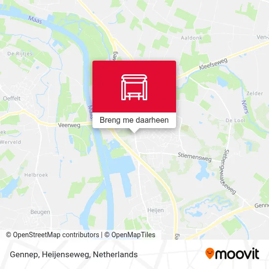 Gennep, Heijenseweg kaart