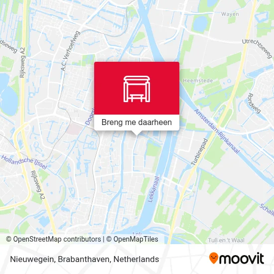 Nieuwegein, Brabanthaven kaart