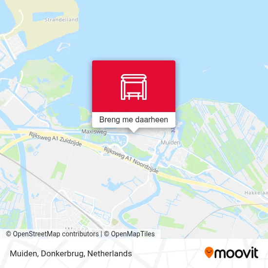 Muiden, Donkerbrug kaart