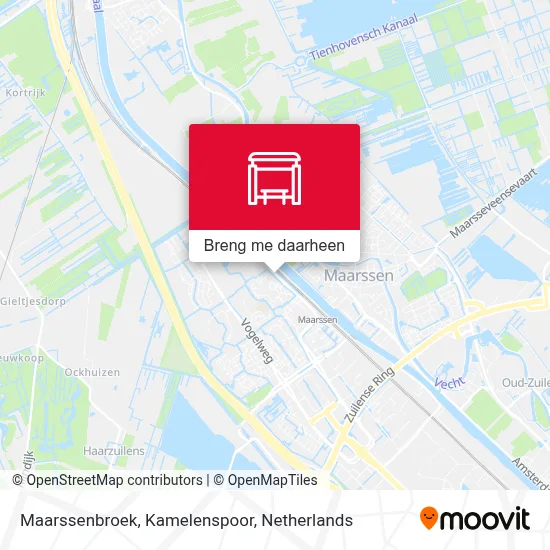 Maarssenbroek, Kamelenspoor kaart