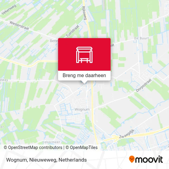 Wognum, Nieuweweg kaart