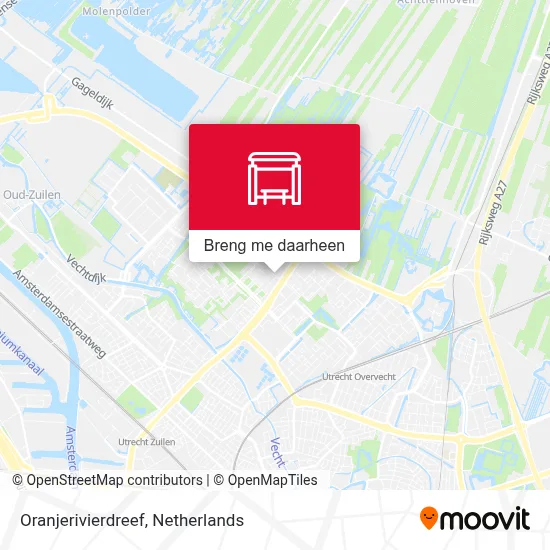 Oranjerivierdreef kaart