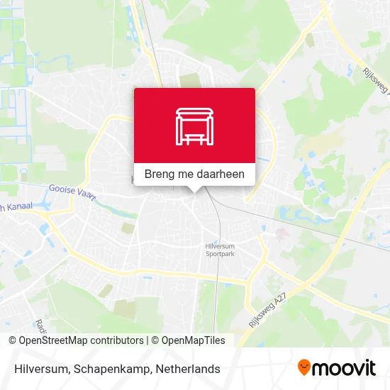 Hilversum, Schapenkamp kaart