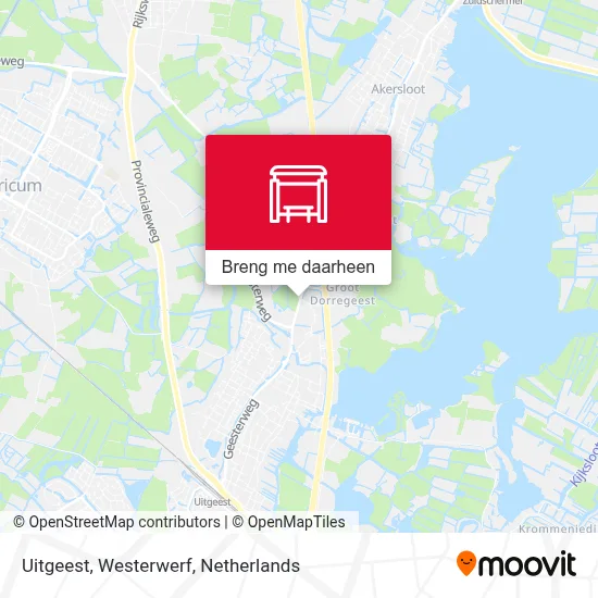 Uitgeest, Westerwerf kaart