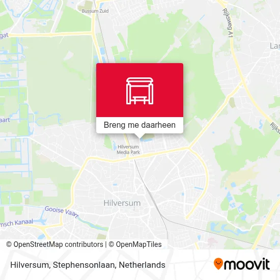 Hilversum, Stephensonlaan kaart