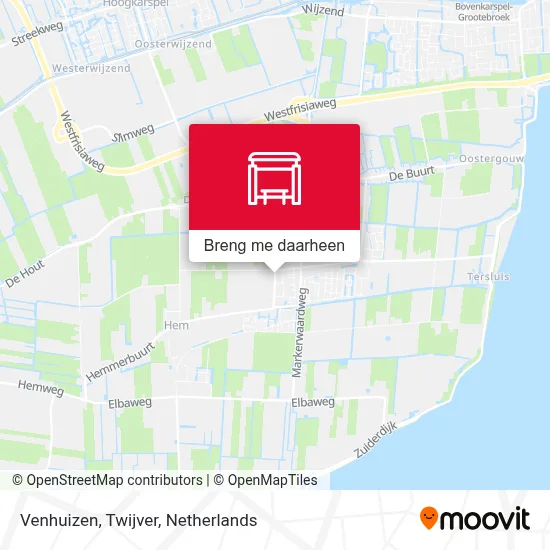 Venhuizen, Twijver kaart