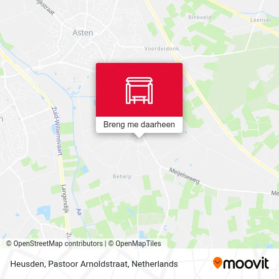 Heusden, Pastoor Arnoldstraat kaart