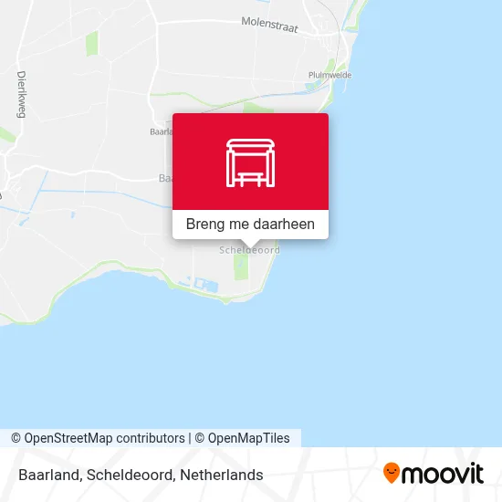 Baarland, Scheldeoord kaart