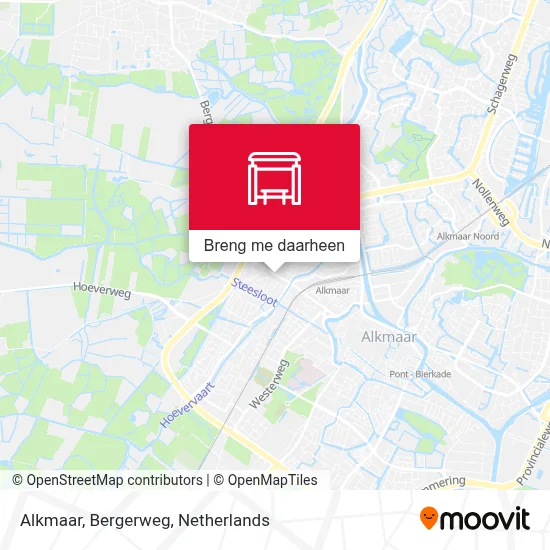 Alkmaar, Bergerweg kaart