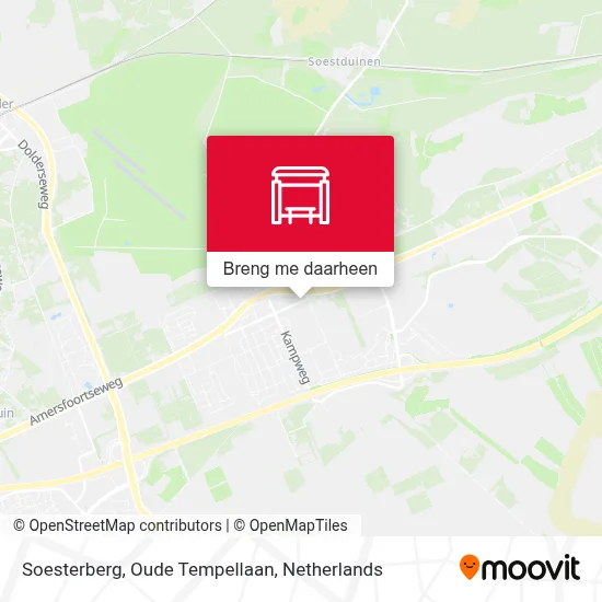 Soesterberg, Oude Tempellaan kaart