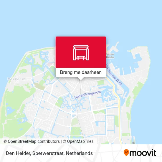 Den Helder, Sperwerstraat kaart