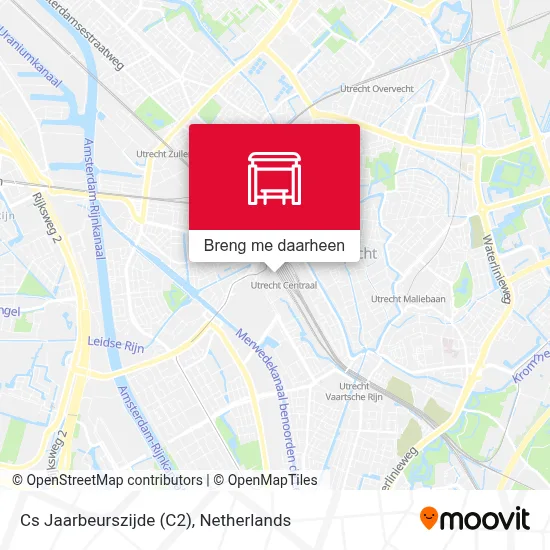 Cs Jaarbeurszijde (C2) kaart