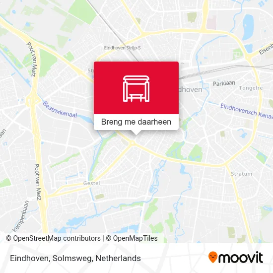 Eindhoven, Solmsweg kaart