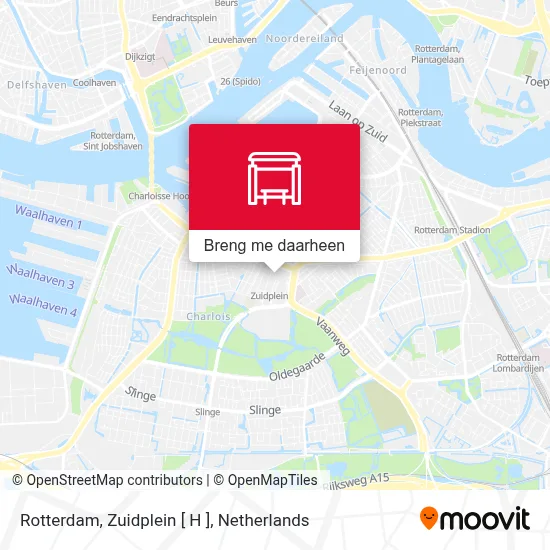 Rotterdam, Zuidplein [ H ] kaart