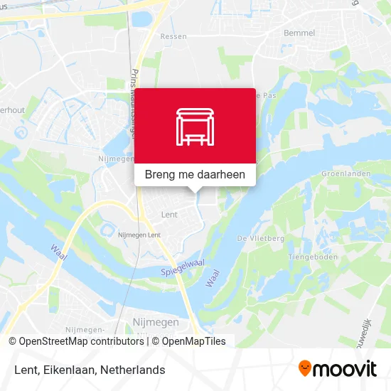 Lent, Eikenlaan kaart