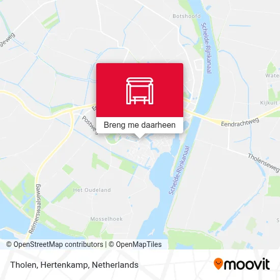 Tholen, Hertenkamp kaart