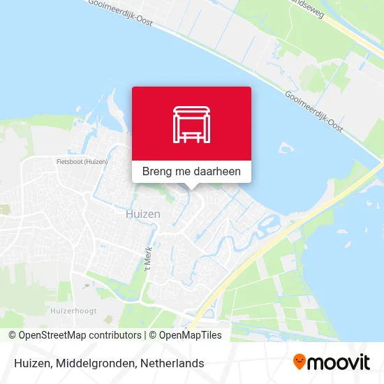 Huizen, Middelgronden kaart