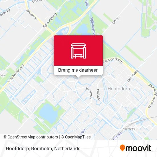 Hoofddorp, Bornholm kaart