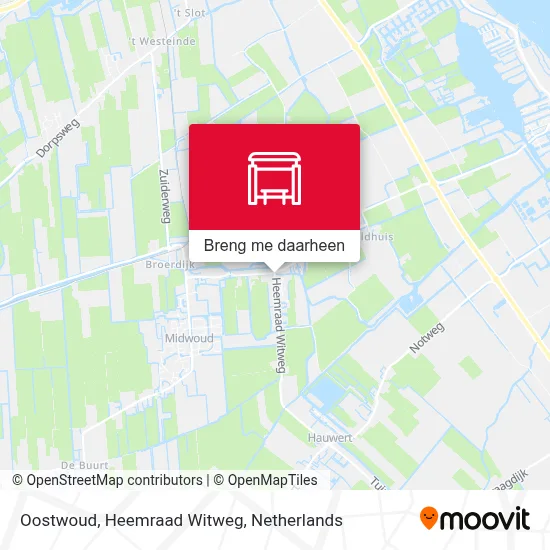 Oostwoud, Heemraad Witweg kaart