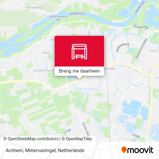 Arnhem, Minervasingel kaart