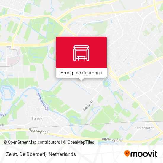 Zeist, De Boerderij kaart