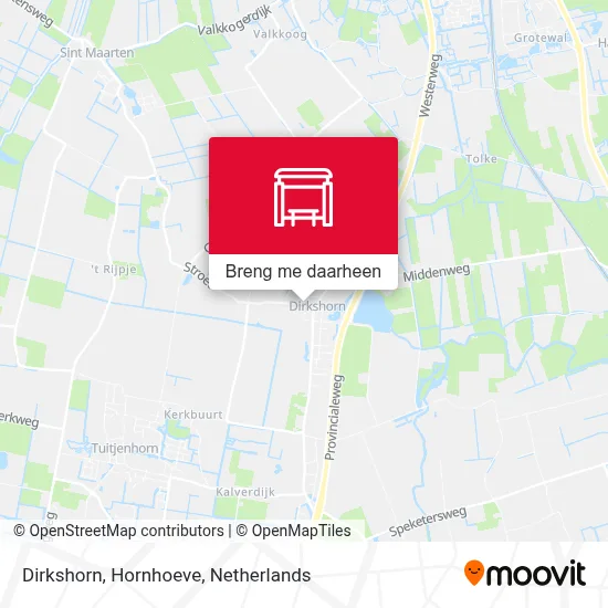 Dirkshorn, Hornhoeve kaart