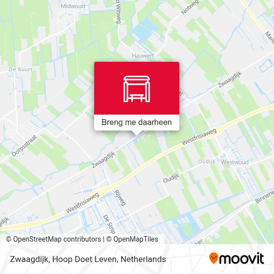 Zwaagdijk, Hoop Doet Leven kaart