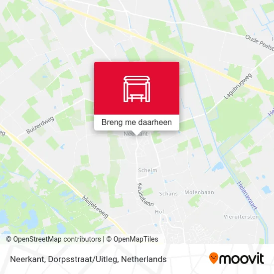 Neerkant, Dorpsstraat/Uitleg kaart