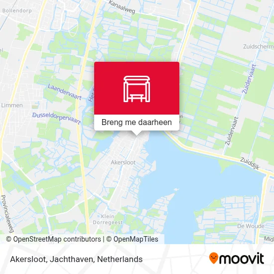 Akersloot, Jachthaven kaart