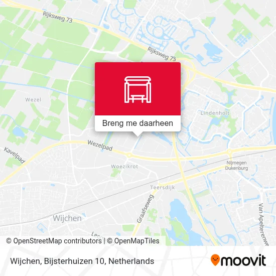 Wijchen, Bijsterhuizen 10 kaart