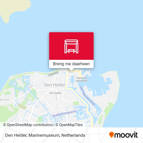 Den Helder, Marinemuseum kaart