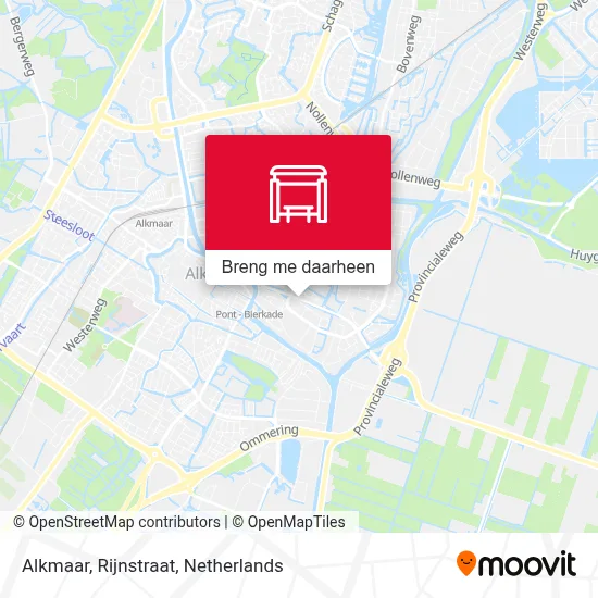 Alkmaar, Rijnstraat kaart