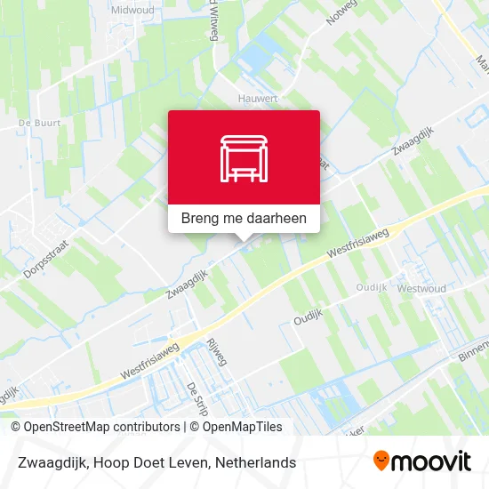 Zwaagdijk, Hoop Doet Leven kaart