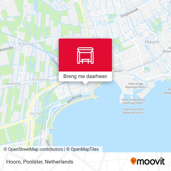 Hoorn, Poolster kaart