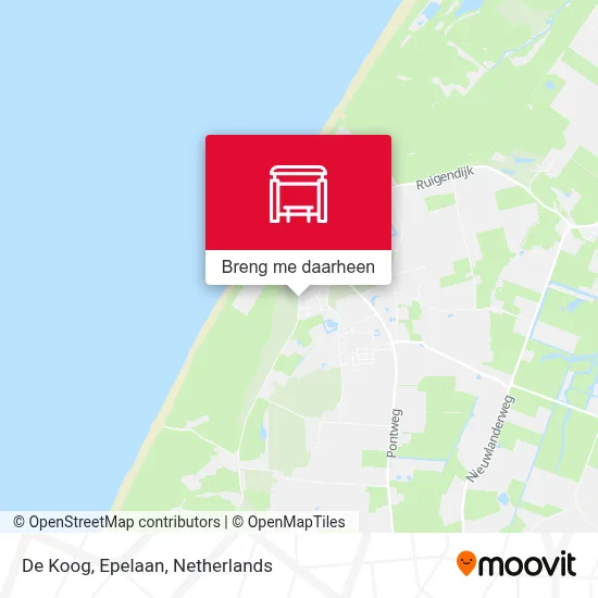 De Koog, Epelaan kaart