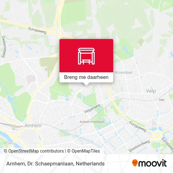 Arnhem, Dr. Schaepmanlaan kaart