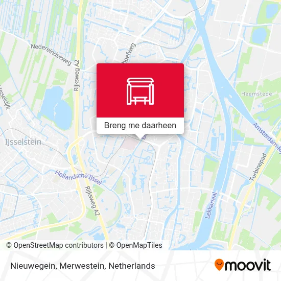 Nieuwegein, Merwestein kaart