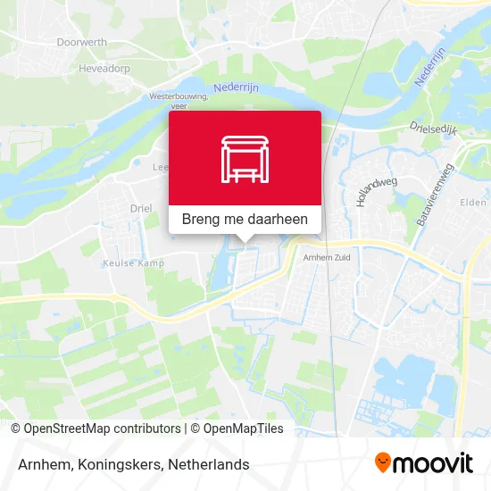 Arnhem, Koningskers kaart