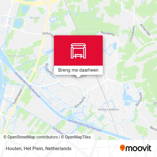 Houten, Het Plein kaart
