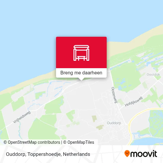 Ouddorp, Toppershoedje kaart