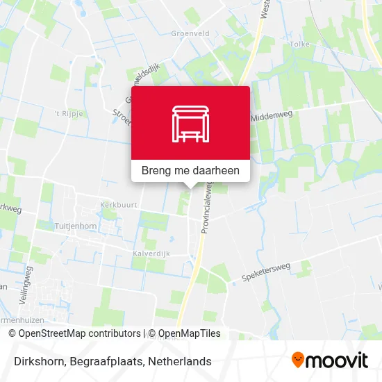Dirkshorn, Begraafplaats kaart