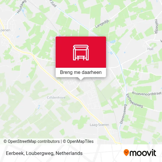 Eerbeek, Loubergweg kaart