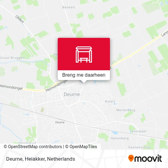 Deurne, Heiakker kaart