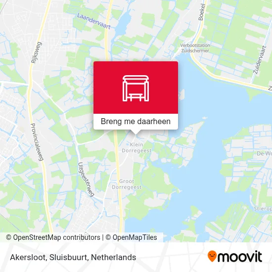 Akersloot, Sluisbuurt kaart